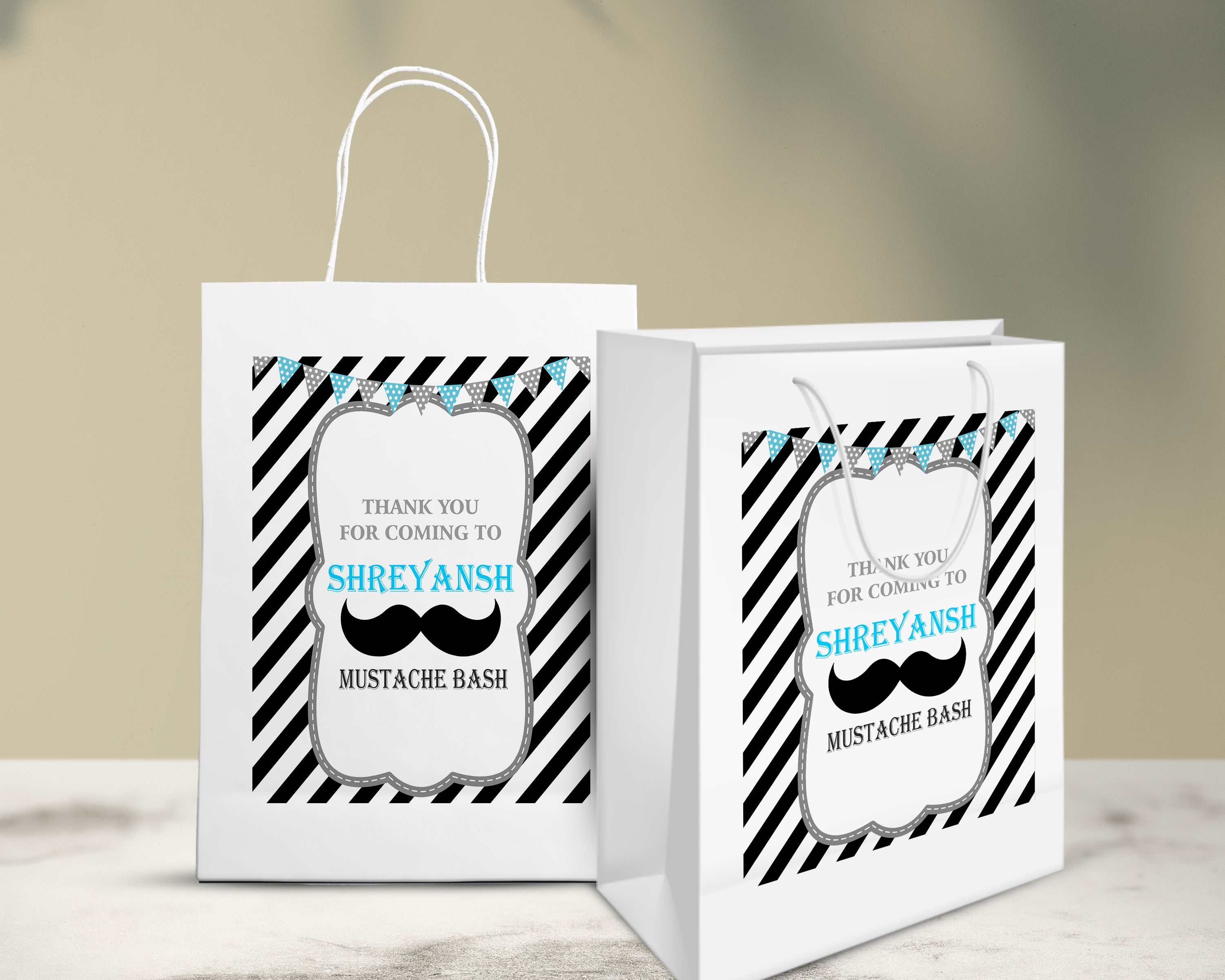 Little Man  theme Oversized Return Gift Bag - image 5 of 5 | Party Supplies India