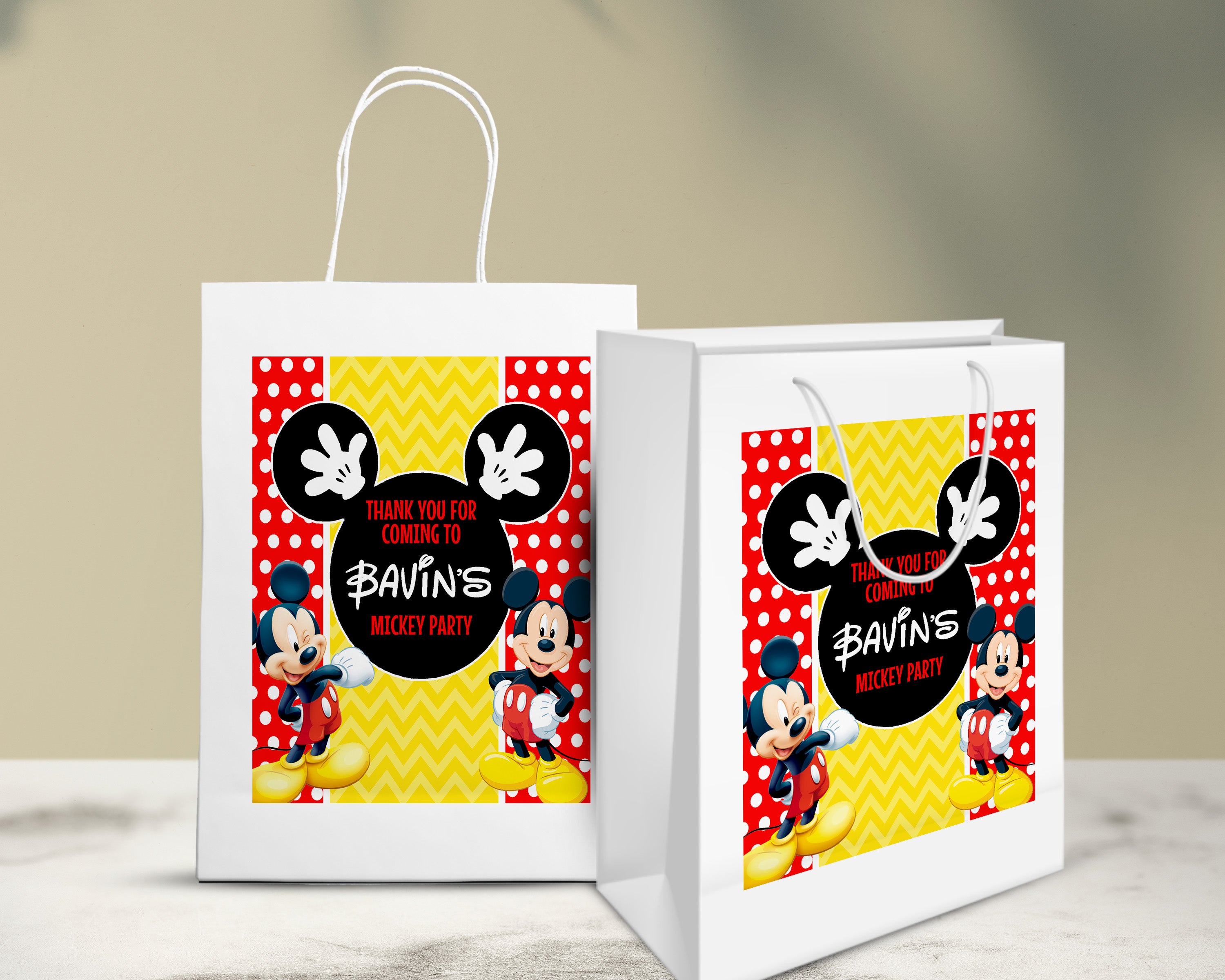 Mickey Mouse Theme Oversized Return Gift Bag - image 5 of 5 | Party Supplies India
