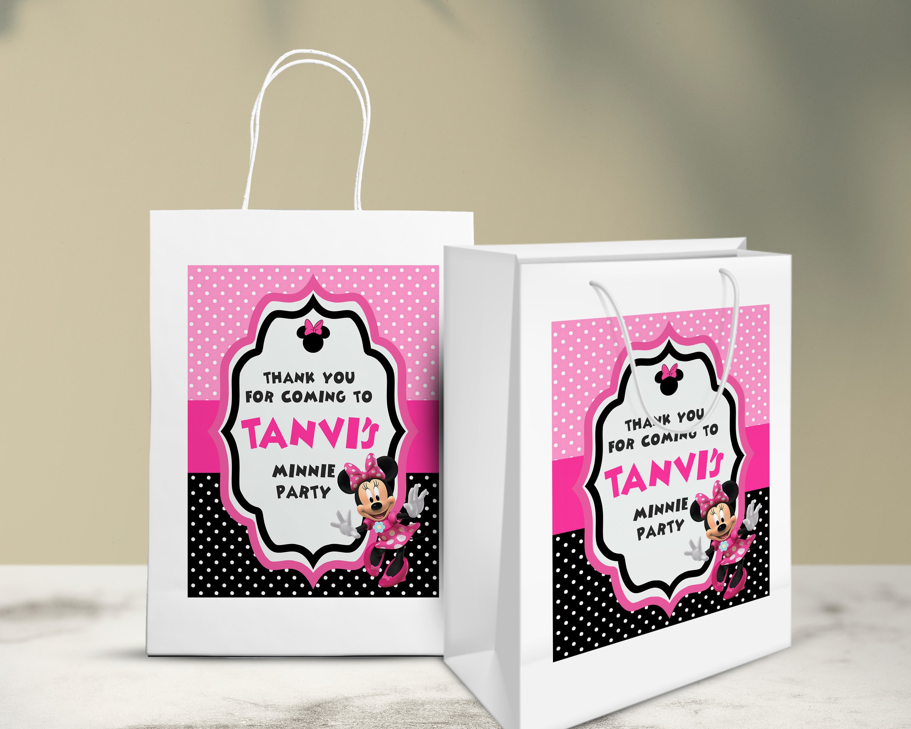 Minnie Mouse Theme Oversized Return Gift Bag - image 5 of 5 | Party Supplies India