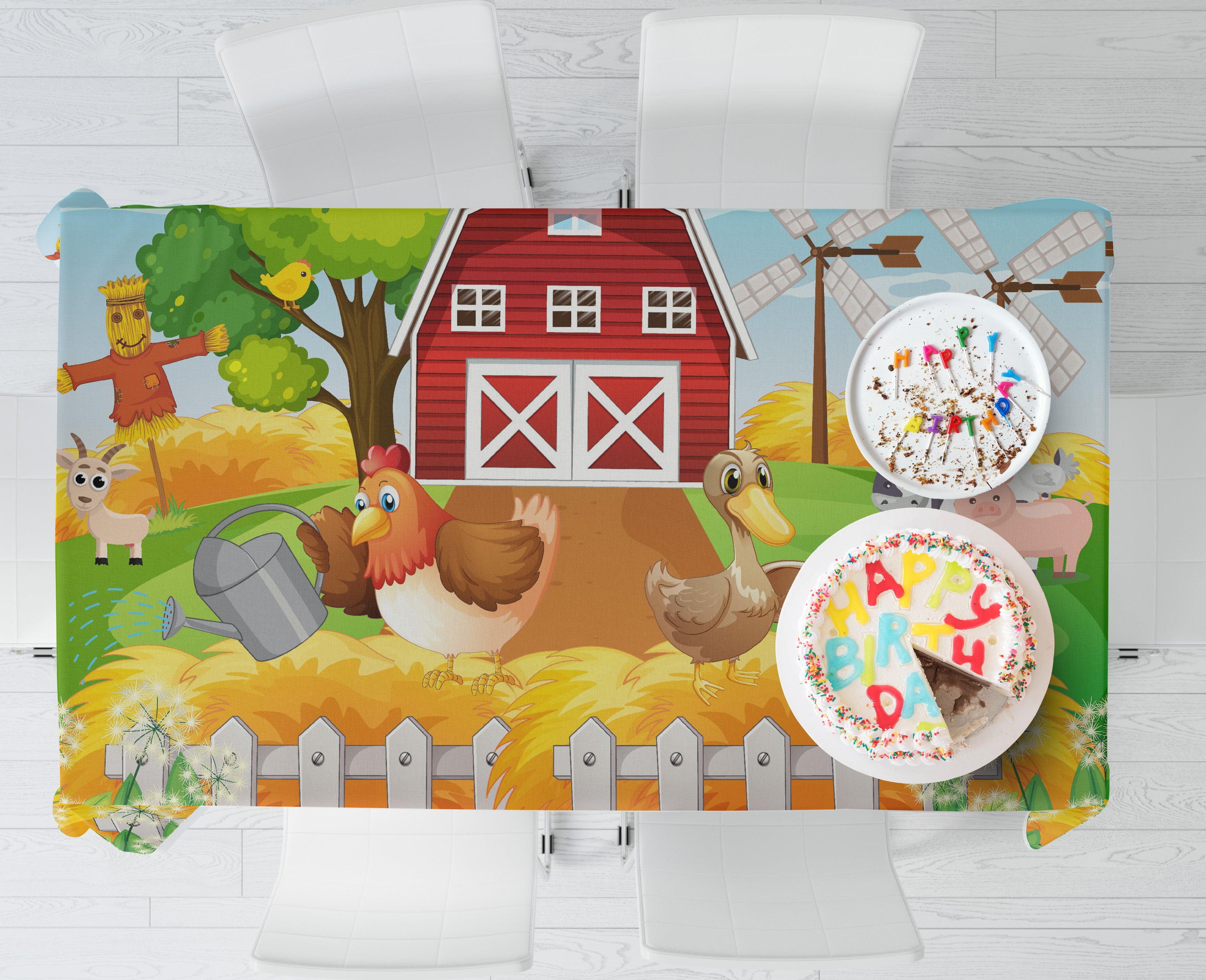 PSI Farm Theme Cake Tablecover
