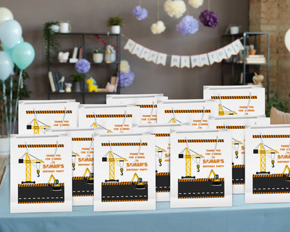 Construction Theme Oversized Return Gift Bag
