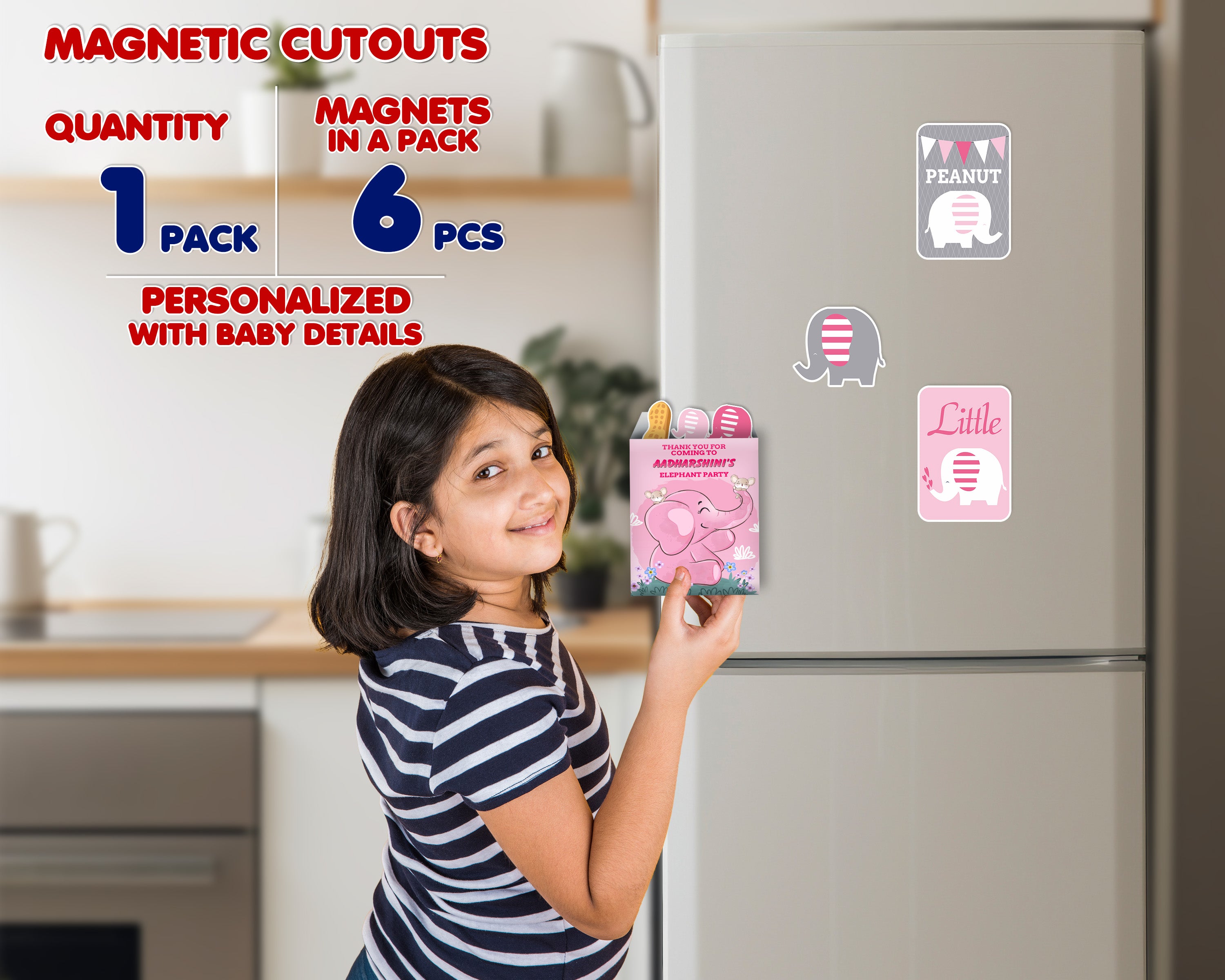 Pink Elephant Theme Return Gift Combo