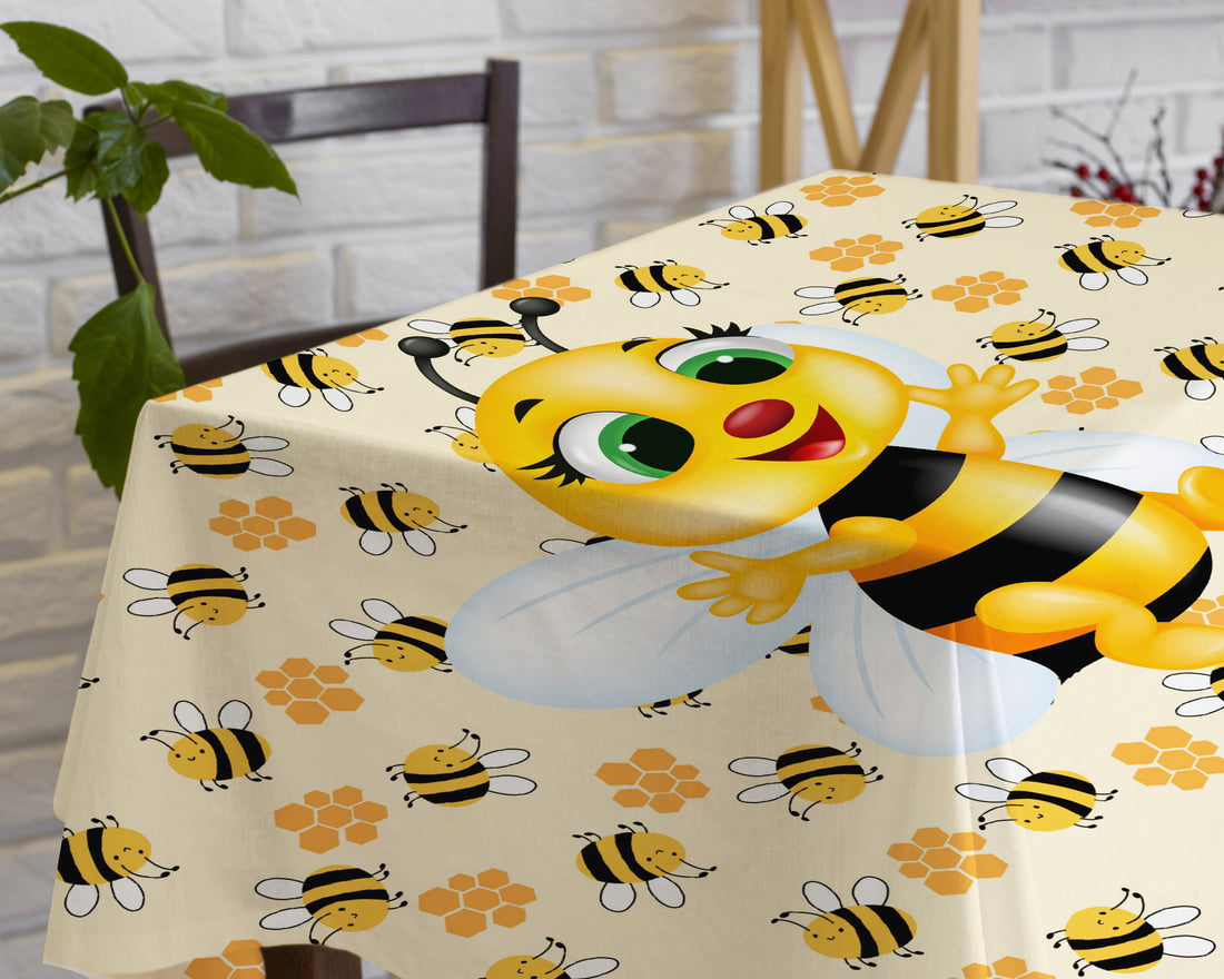 PSI Bumble Bee Theme Cake Tablecover
