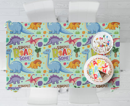 Dinosaur Theme Cake Tablecover