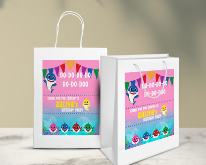 Shark Girl Theme Oversized Return Gift Bag - image 5 of 5 | Party Supplies India