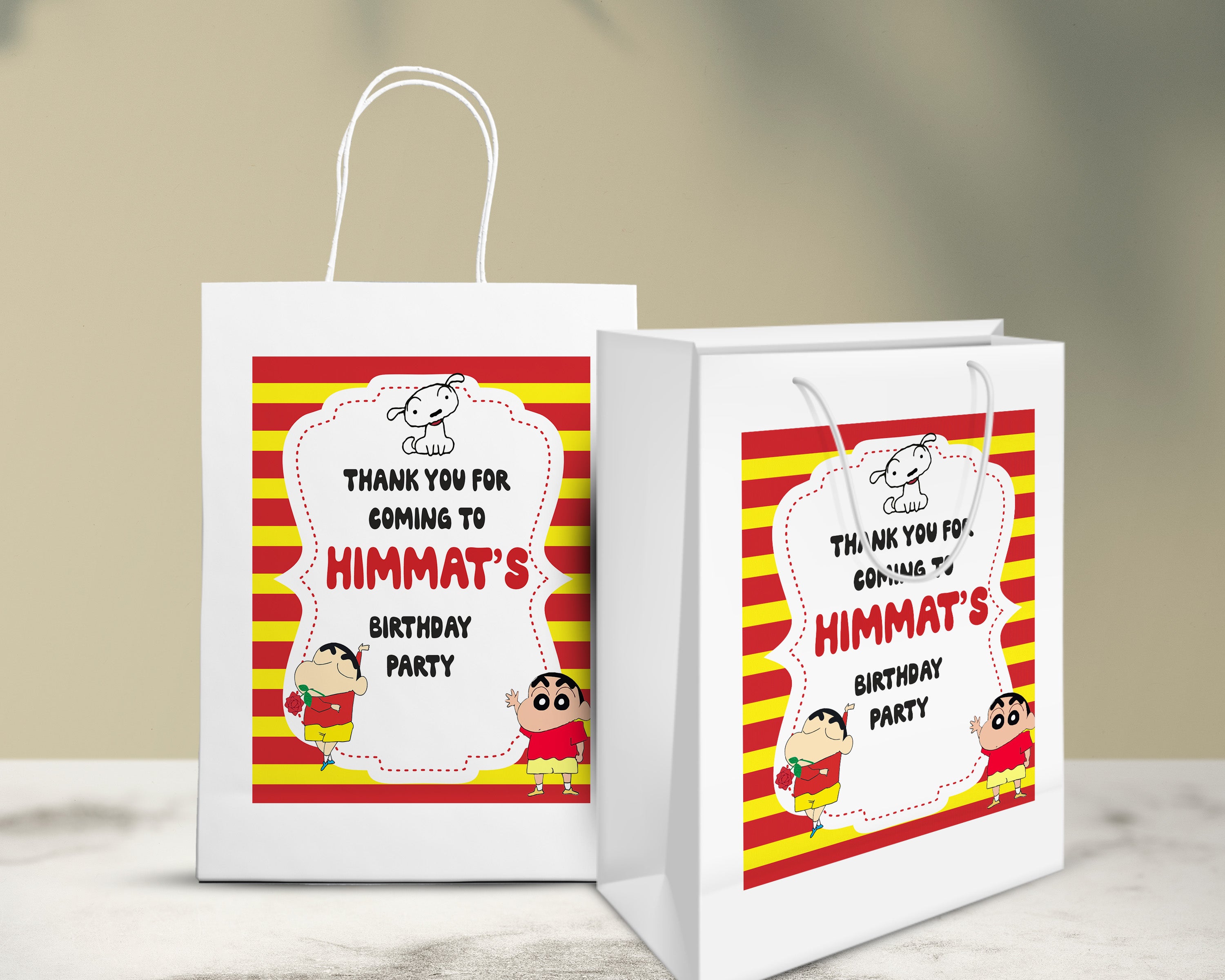 Shinchan Theme Oversized Return Gift Bag - image 5 of 5 | Party Supplies India