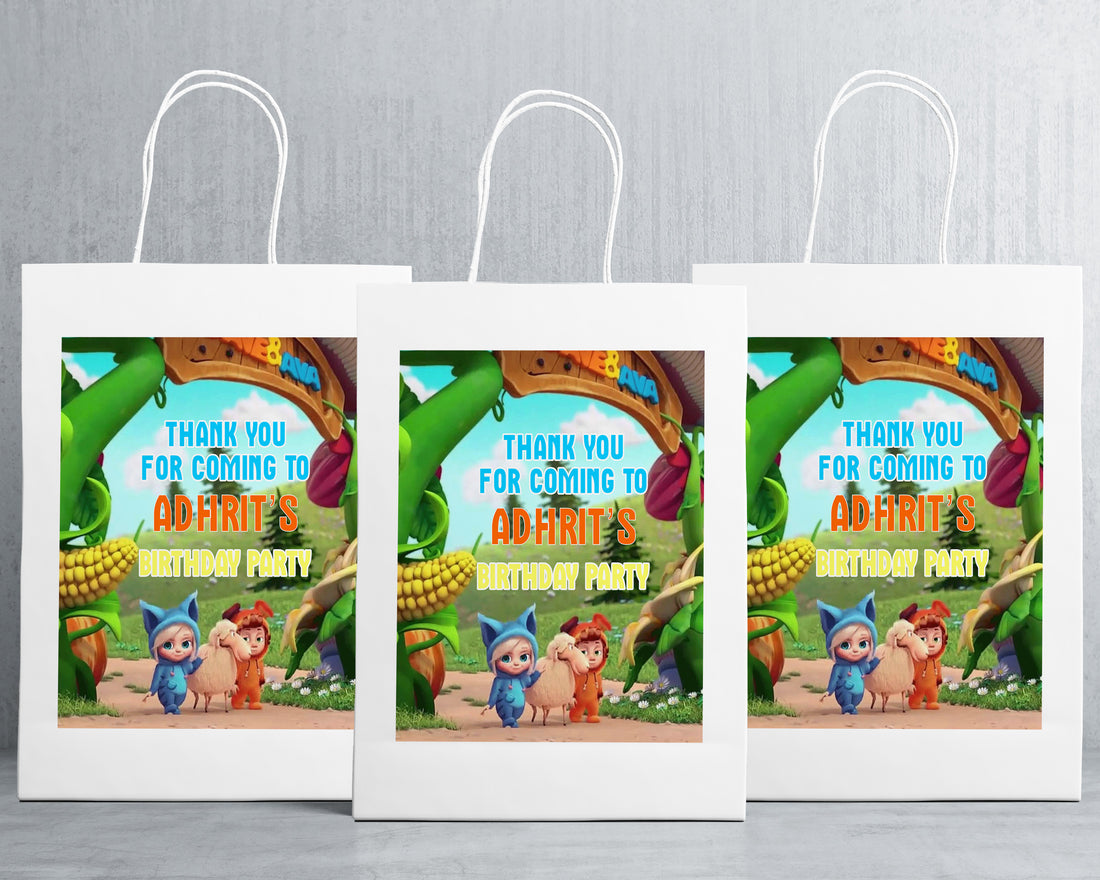 Dave And Ava Theme Oversized Return Gift Bag