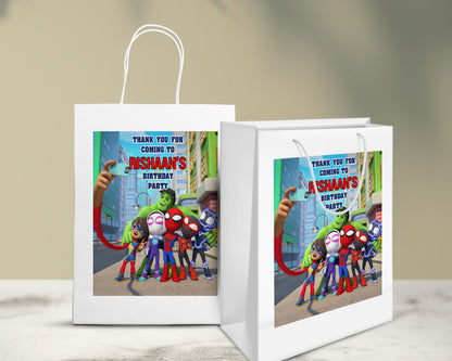 Spidey And His Amazing Friends Theme Oversized Return Gift Bag - image 5 of 5 | Party Supplies India