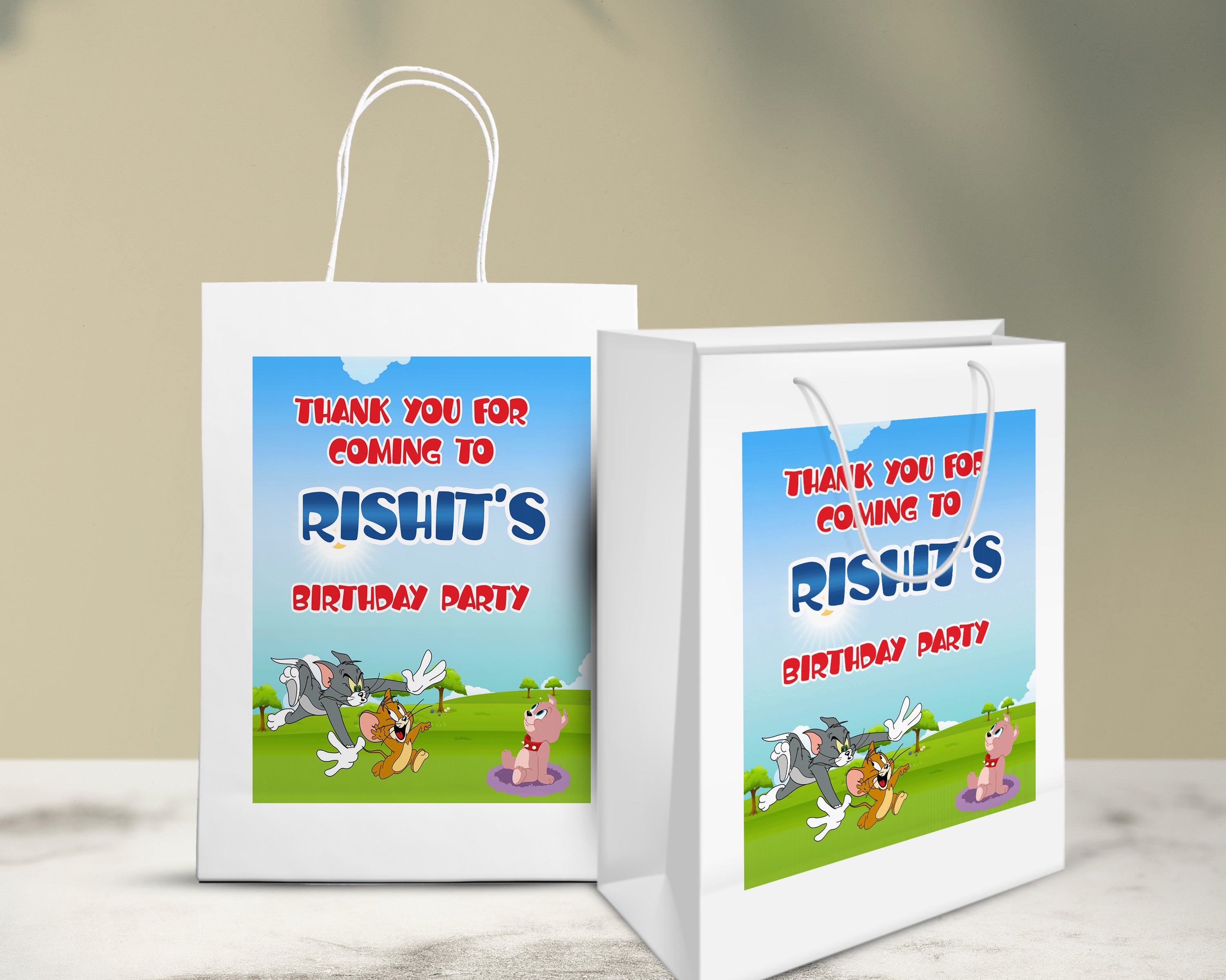 Tom &amp; Jerry Theme Oversized Return Gift Bag - image 5 of 5 | Party Supplies India