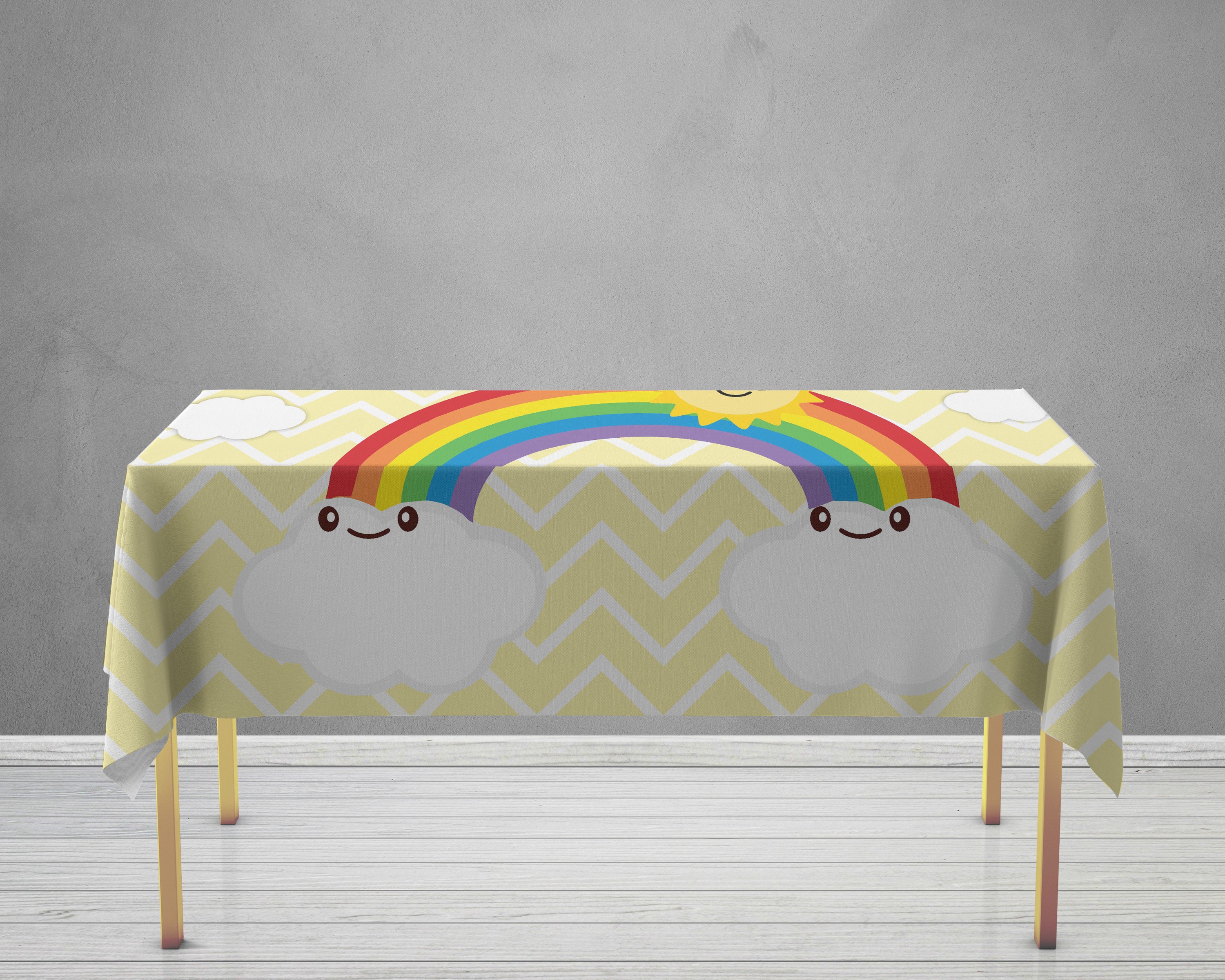 Sunshine Boy Theme Cake Tablecover