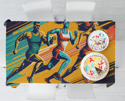 PSI Marathon Theme Cake Tablecover