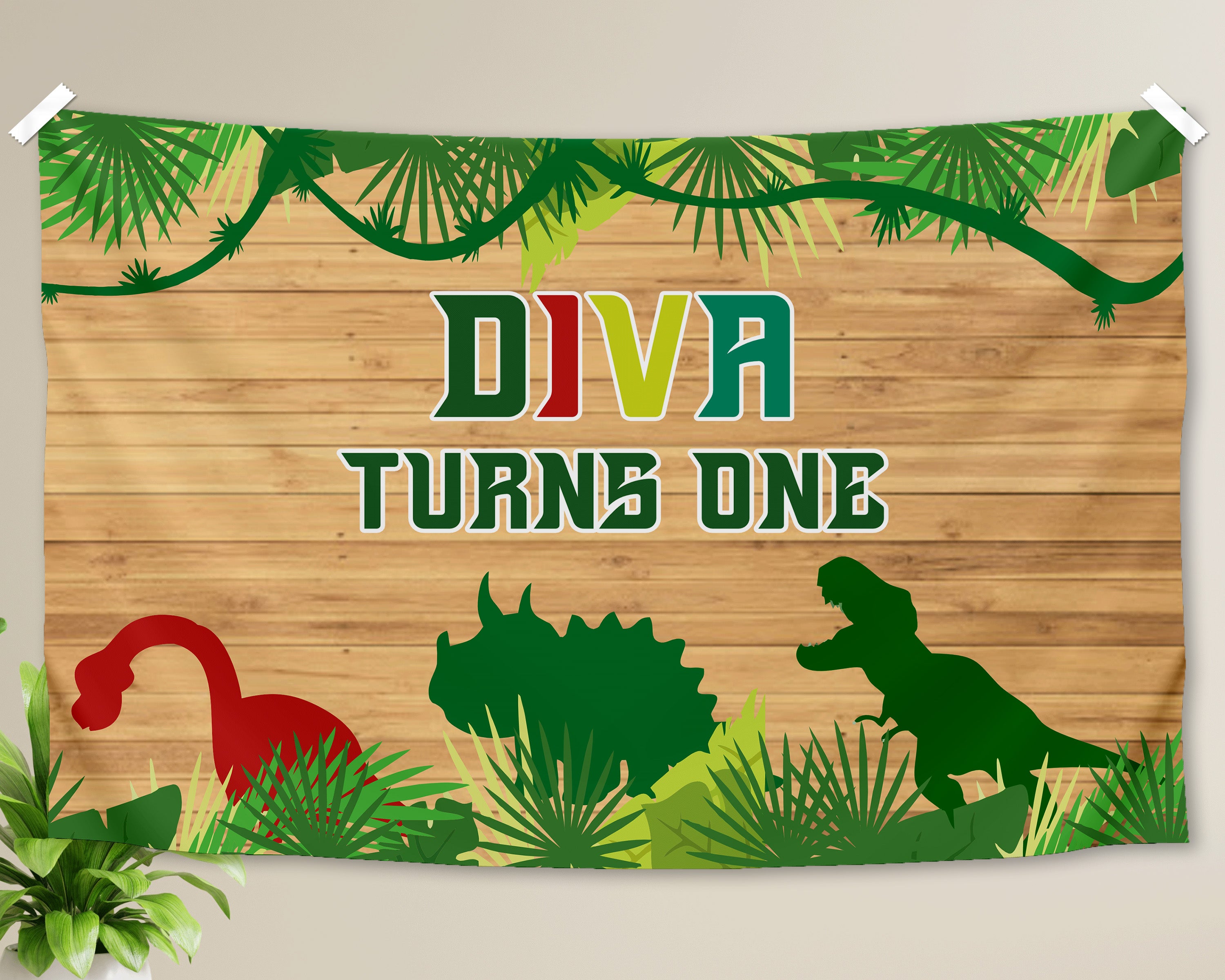 Construction Balloon Rch Dinosaur Theme Personalized Backdrop | Birthday Party Supplies India