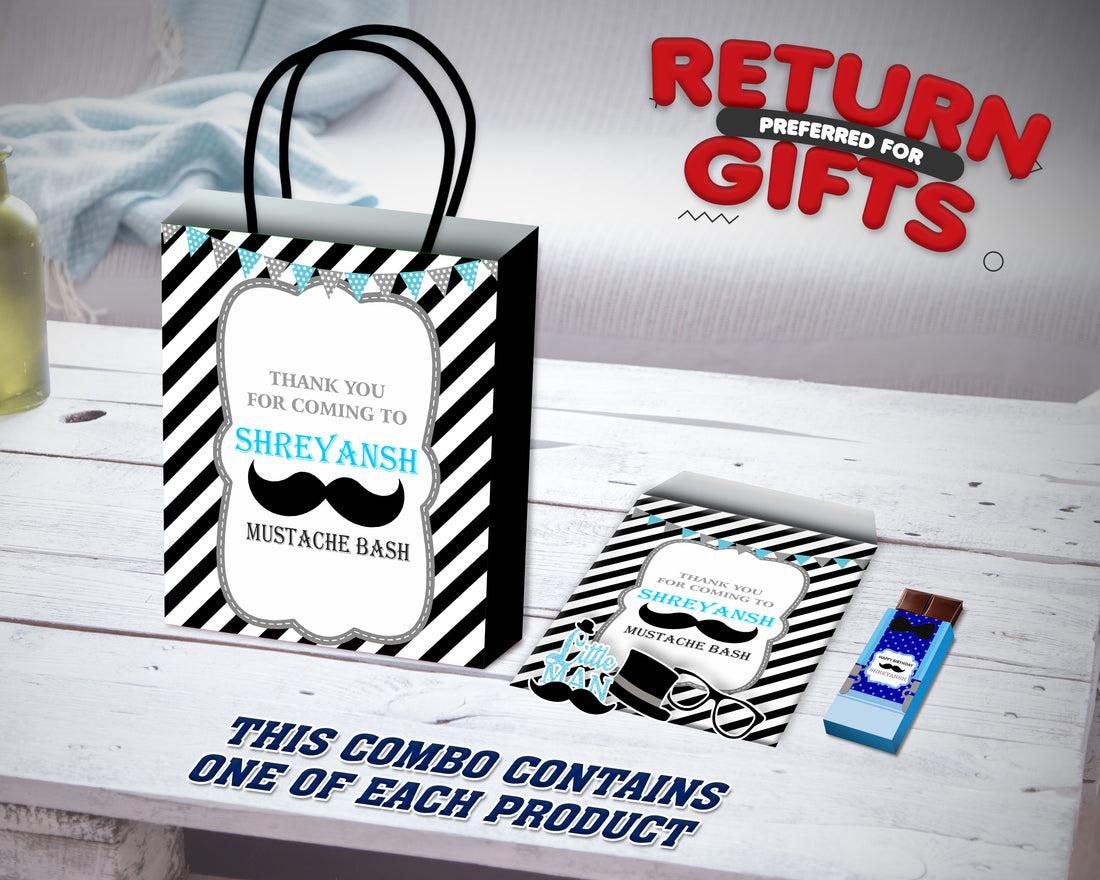 Little Man Theme Return Gift Combo