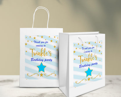 Twinkle Twinkle Little Star Girl Theme Oversized Return Gift Bag