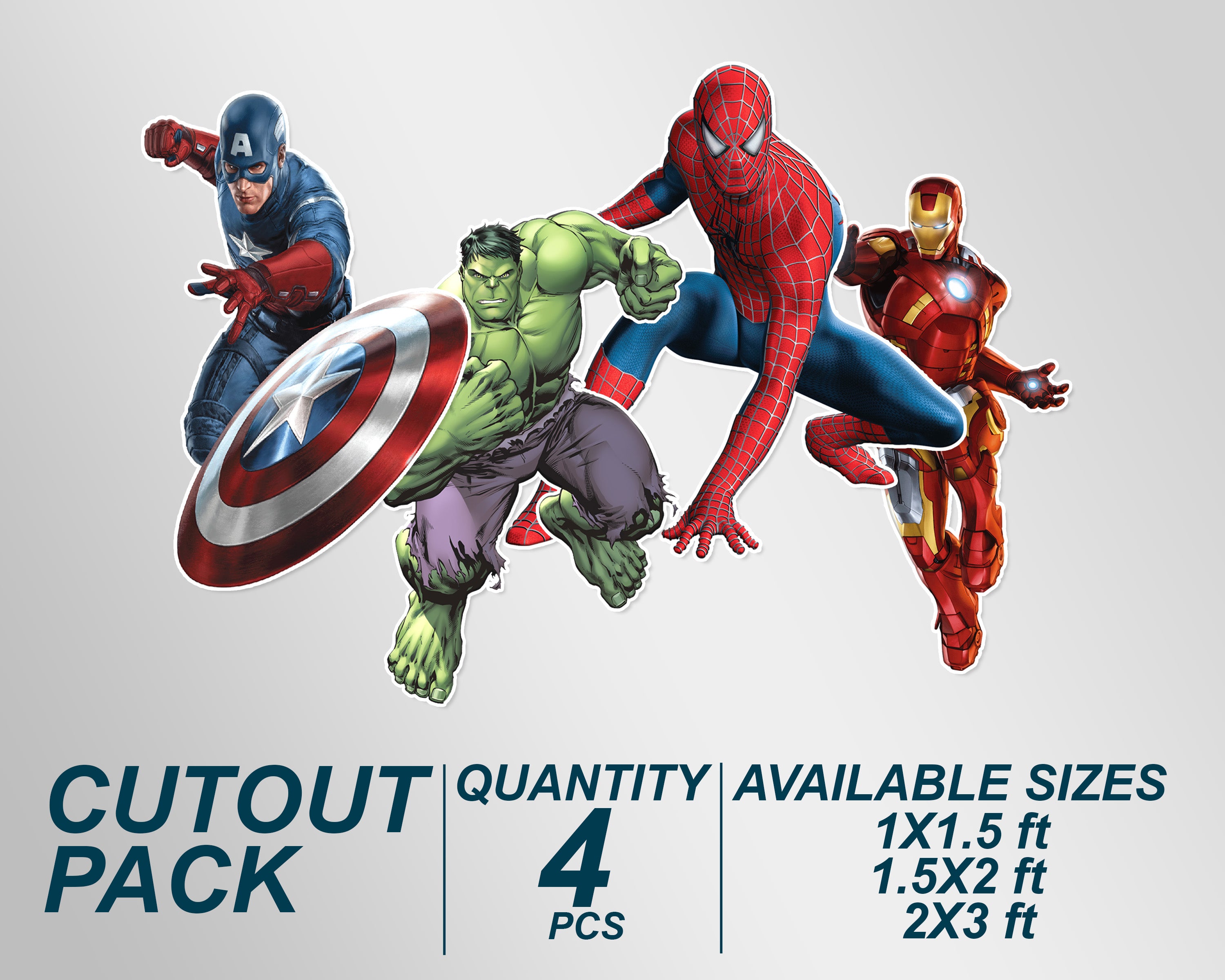 PSI Avengers Theme Cutout Combo