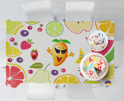 PSI Fruits Theme Cake Tablecover
