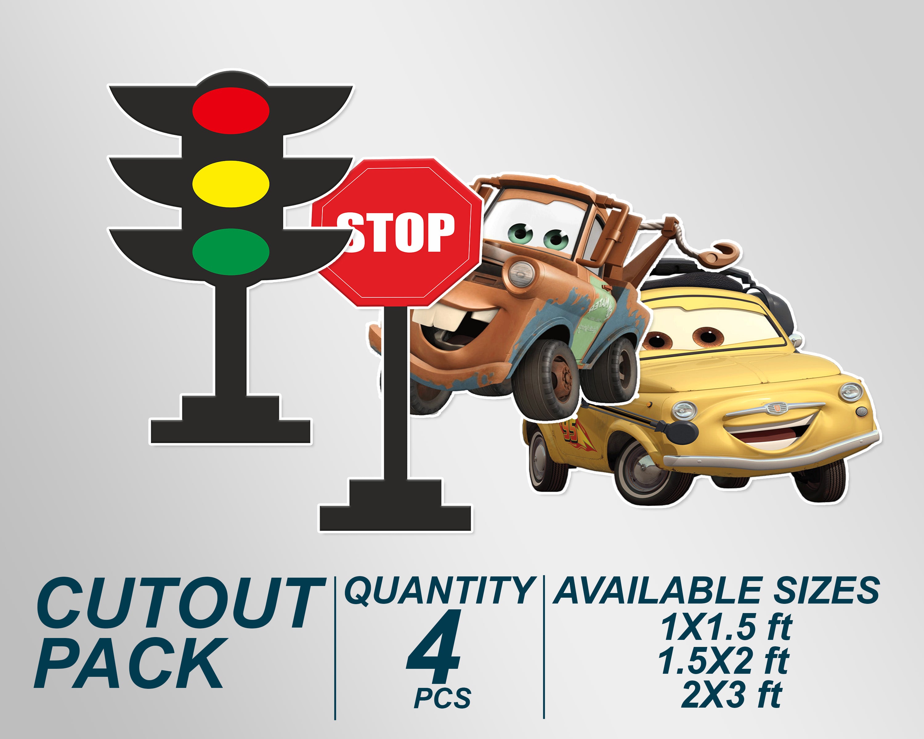Car Theme Cutout Combo