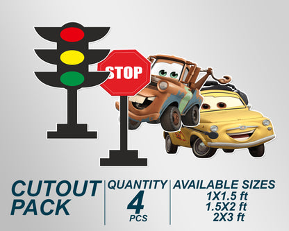Car Theme Cutout Combo