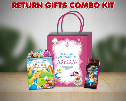 Alice in the Wonderland Theme Return Gift Combo