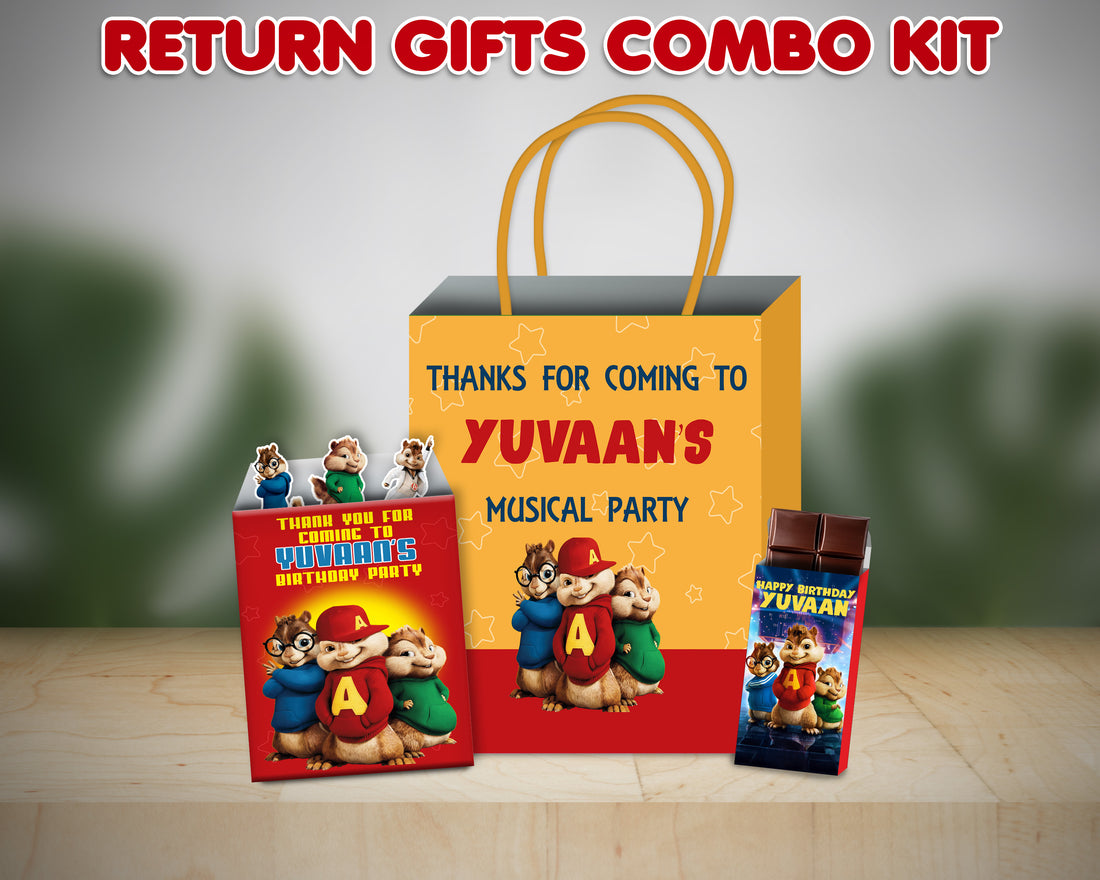 PSI Alvin the Chipmunks Theme Return Gift Combo