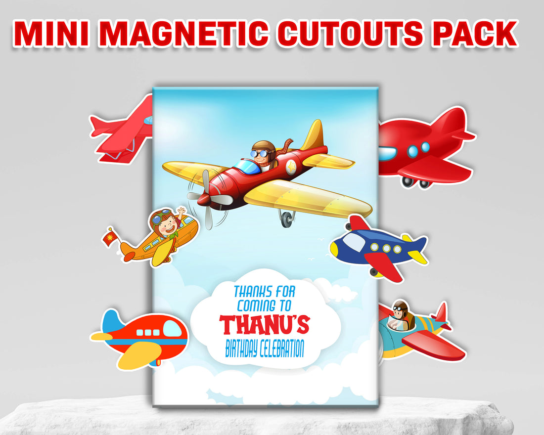 Aeroplane Theme Mini Magnetic Return Gift Pack
