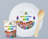 Cocomelon Theme Party Cups and Plates Combo - image 1 of 6 | Party Supplies India