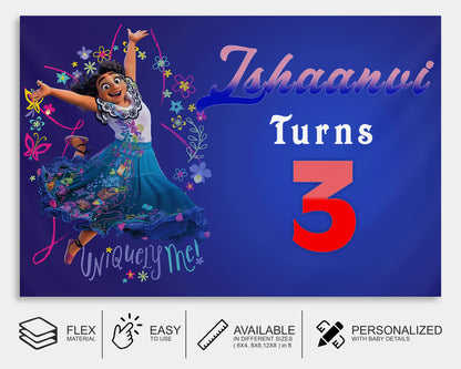 Encanto Theme Backdrop