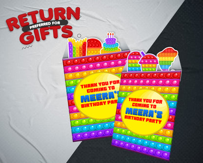 Pop It Theme Mini Magnetic Return Gift Pack
