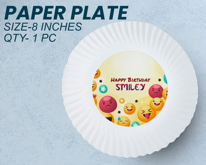 Emoji Theme Party Cups and Plates Combo