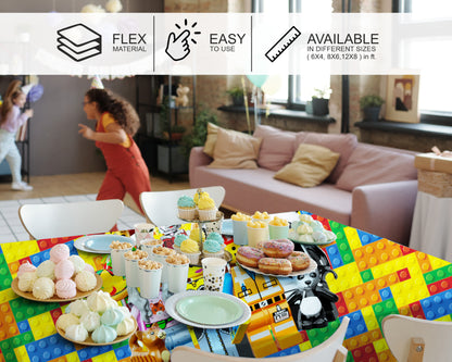 Lego Theme Cake Tablecover