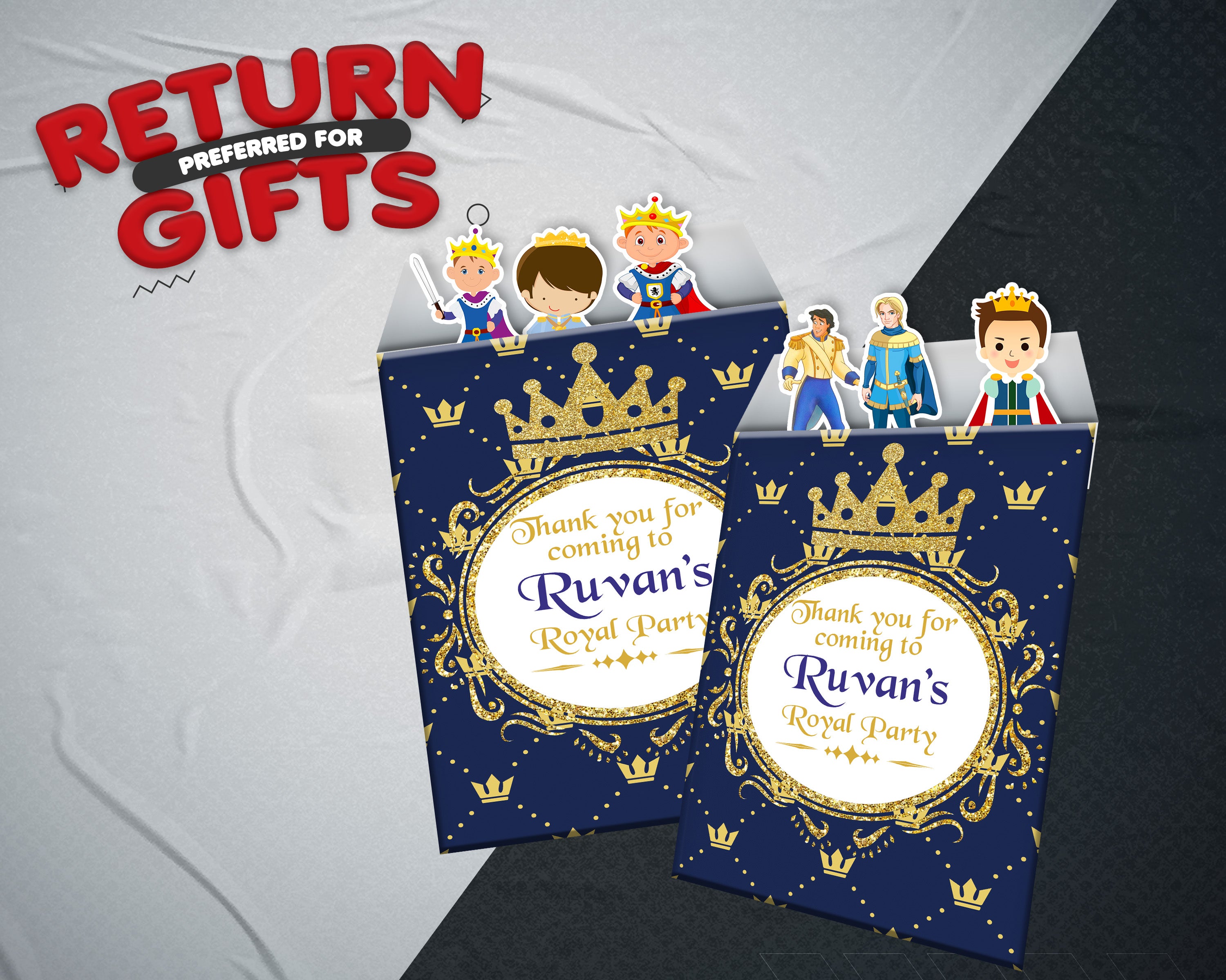 Prince Theme Mini Magnetic Return Gift Pack