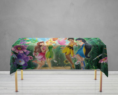 Tinkerbell Theme Cake Tablecover