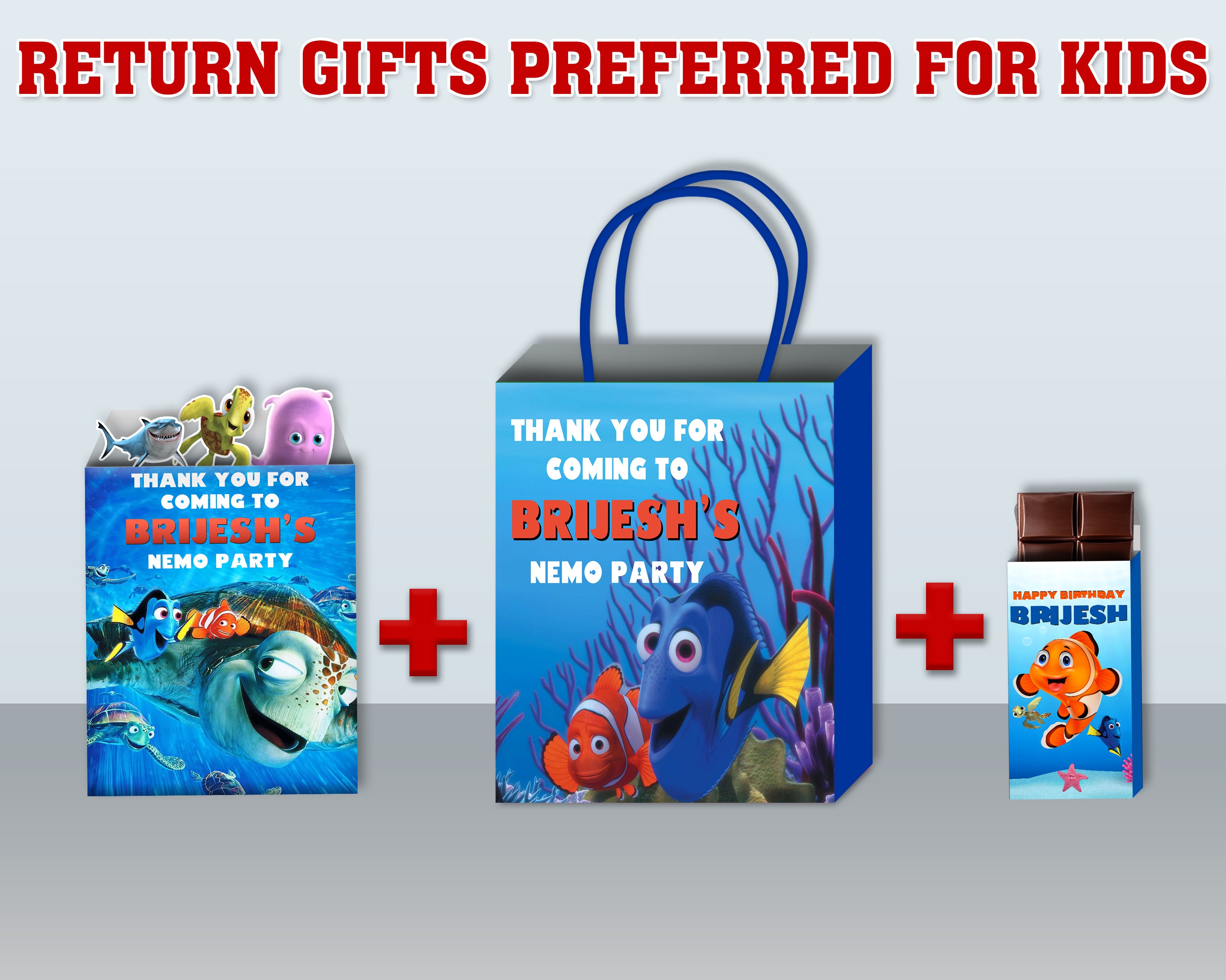 Nemo and Dory Theme Return Gift Combo