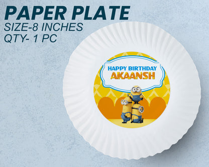PSI Minion Theme Party Cups and Plates Combo
