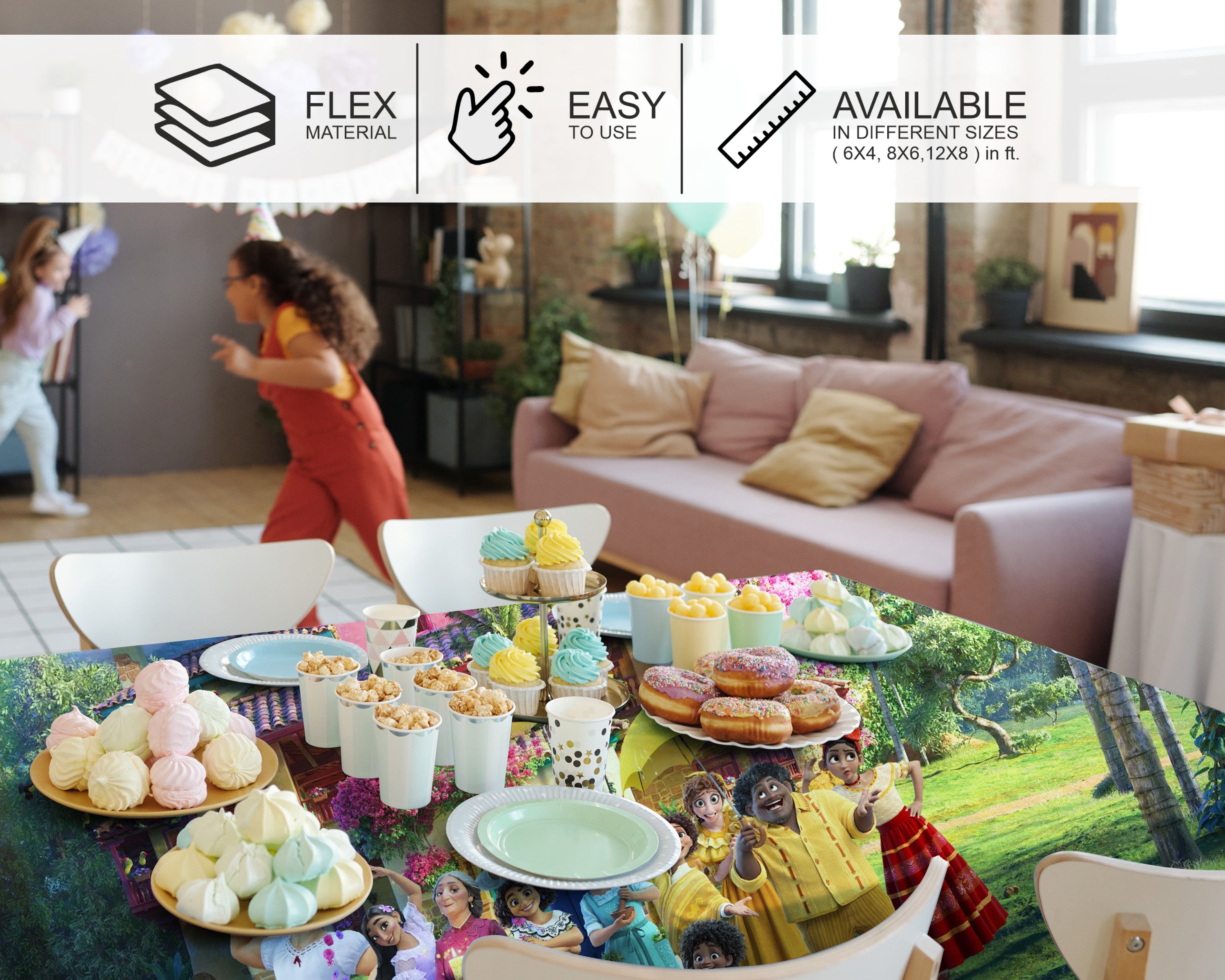 Encanto Theme Cake Tablecover