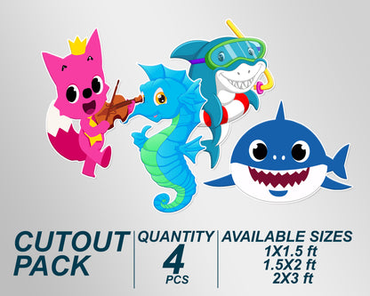 PSI Shark Theme Premium Cutout Combo