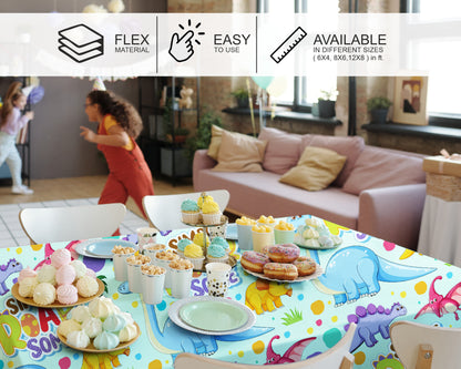 Dinosaur Theme Cake Tablecover
