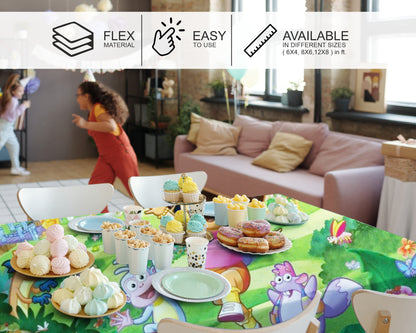 Dora The Explorer Theme Cake Tablecover