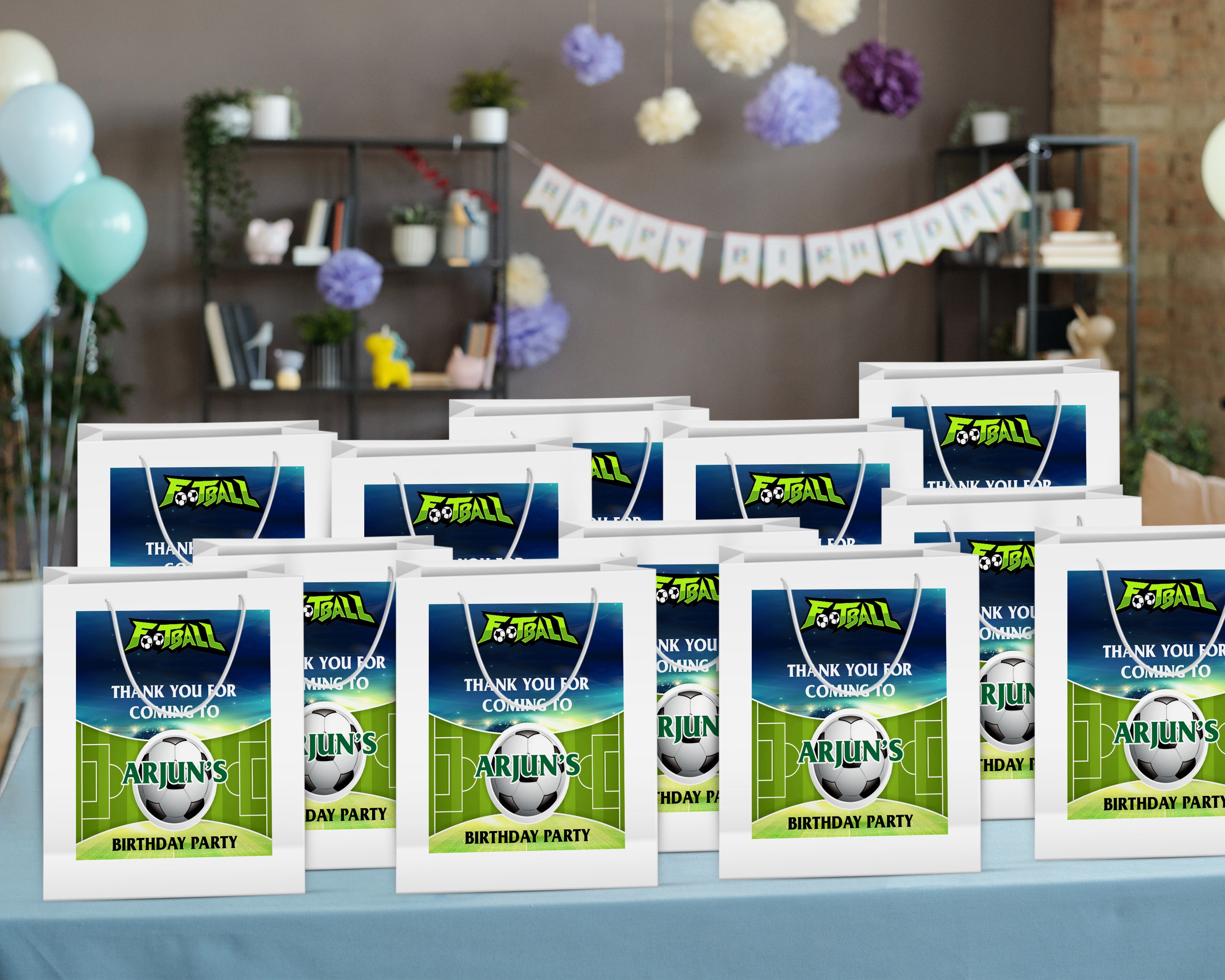 Football Theme Oversized Return Gift Bag