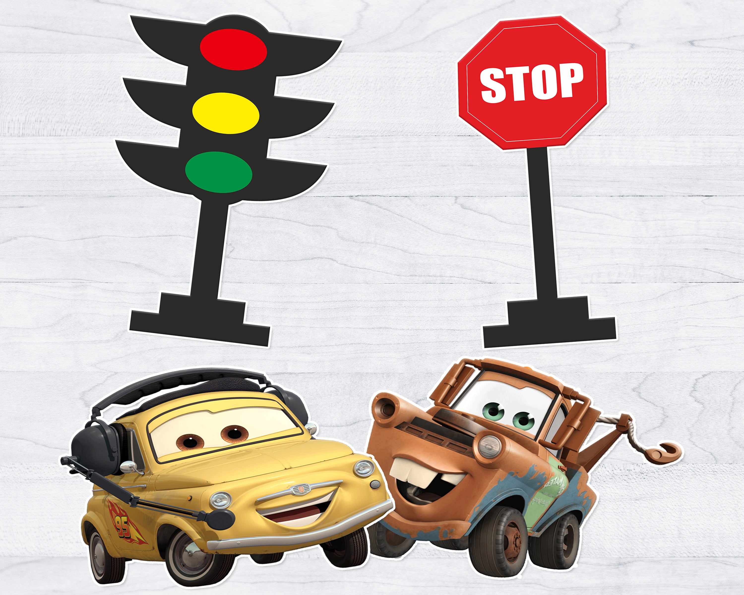 Car Theme Cutout Combo