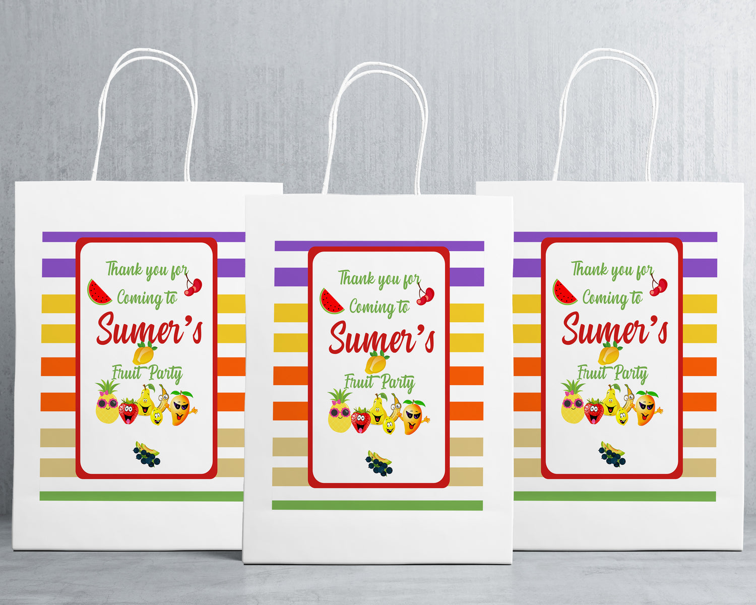 Fruits Theme Oversized Return Gift Bag - image 1 of 5 | Party Supplies India