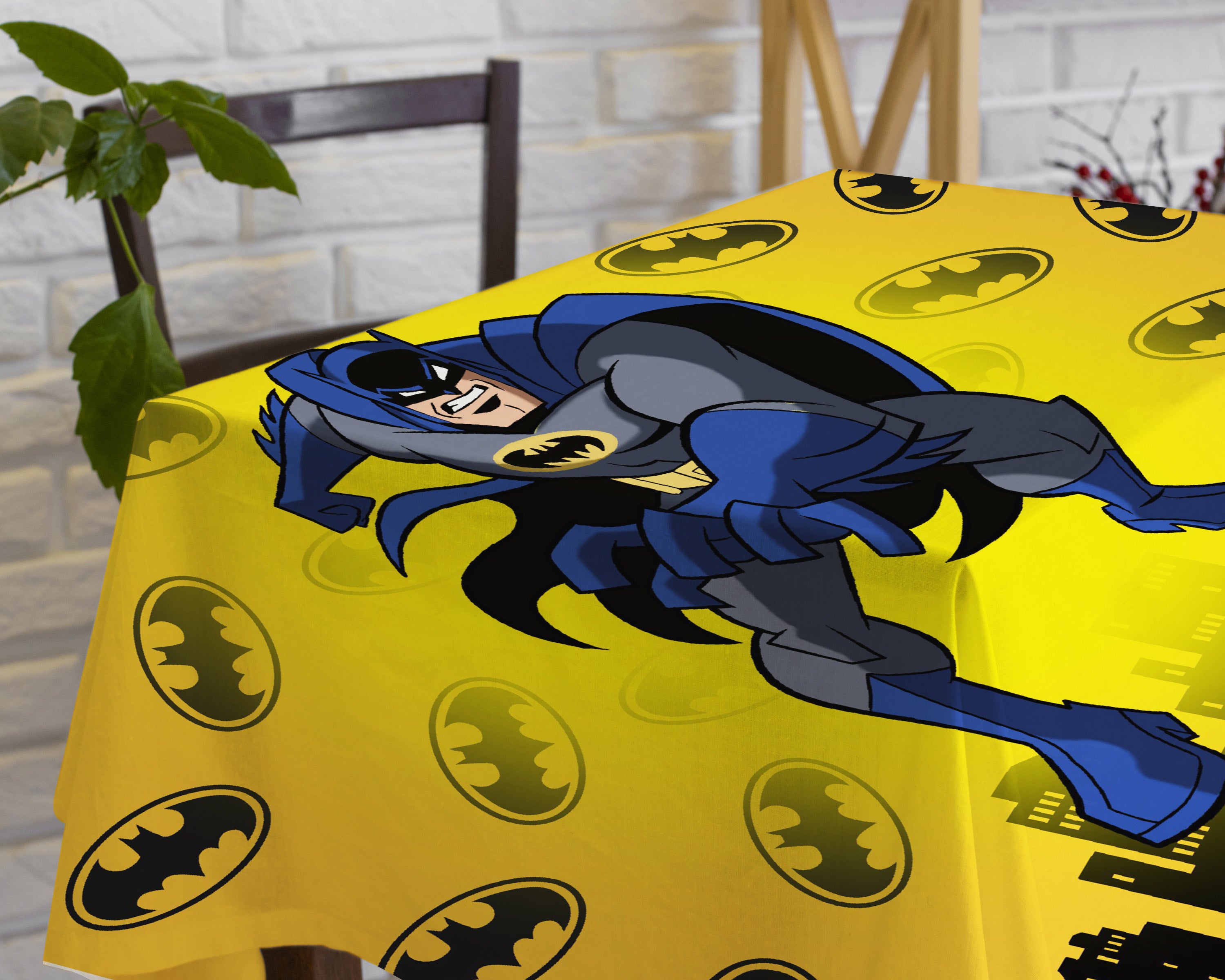Batman Theme Cake Tablecover