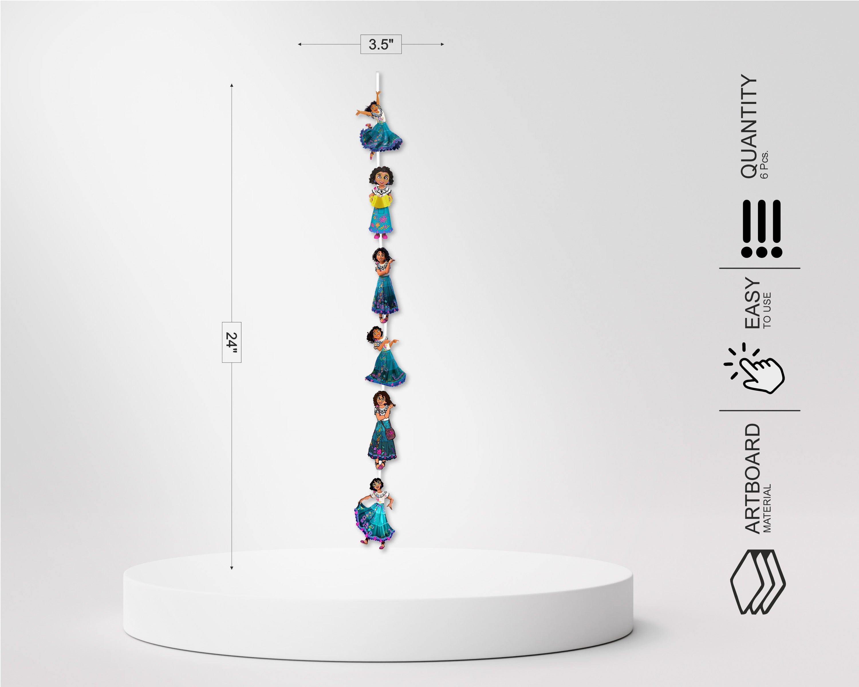 Encanto Theme Customized Dangler