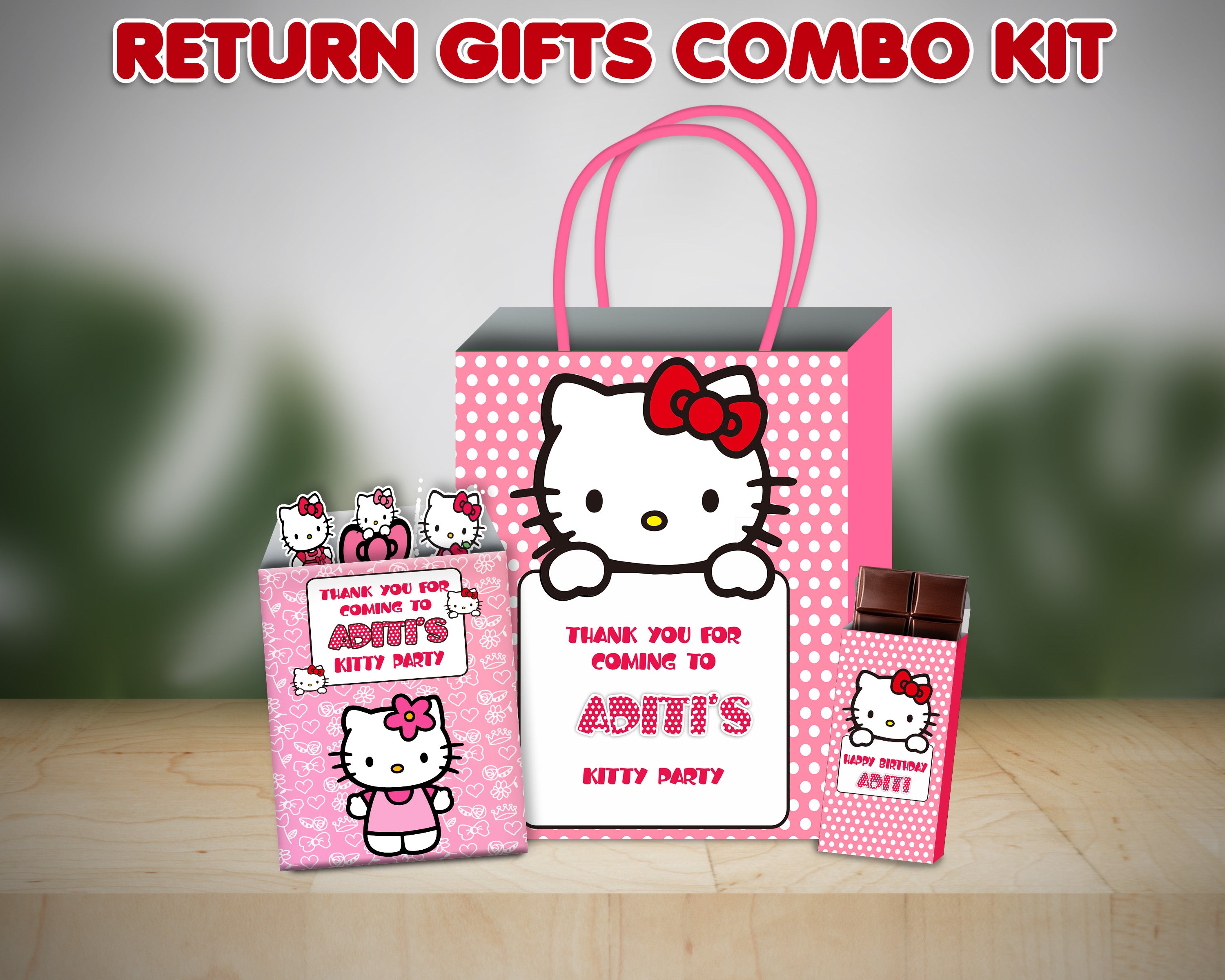 Hello Kitty Theme Return Gift Combo