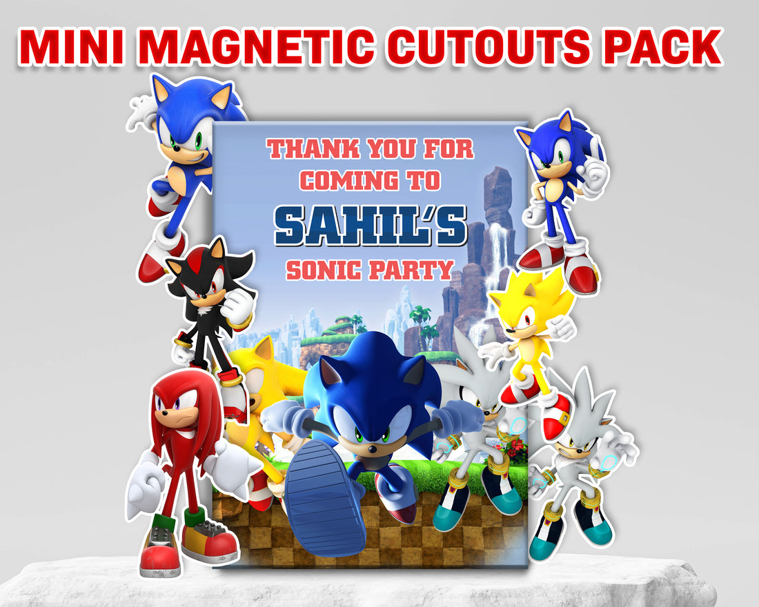 PSI Sonic the Hedgehog theme Mini Magnetic Return Gift Pack