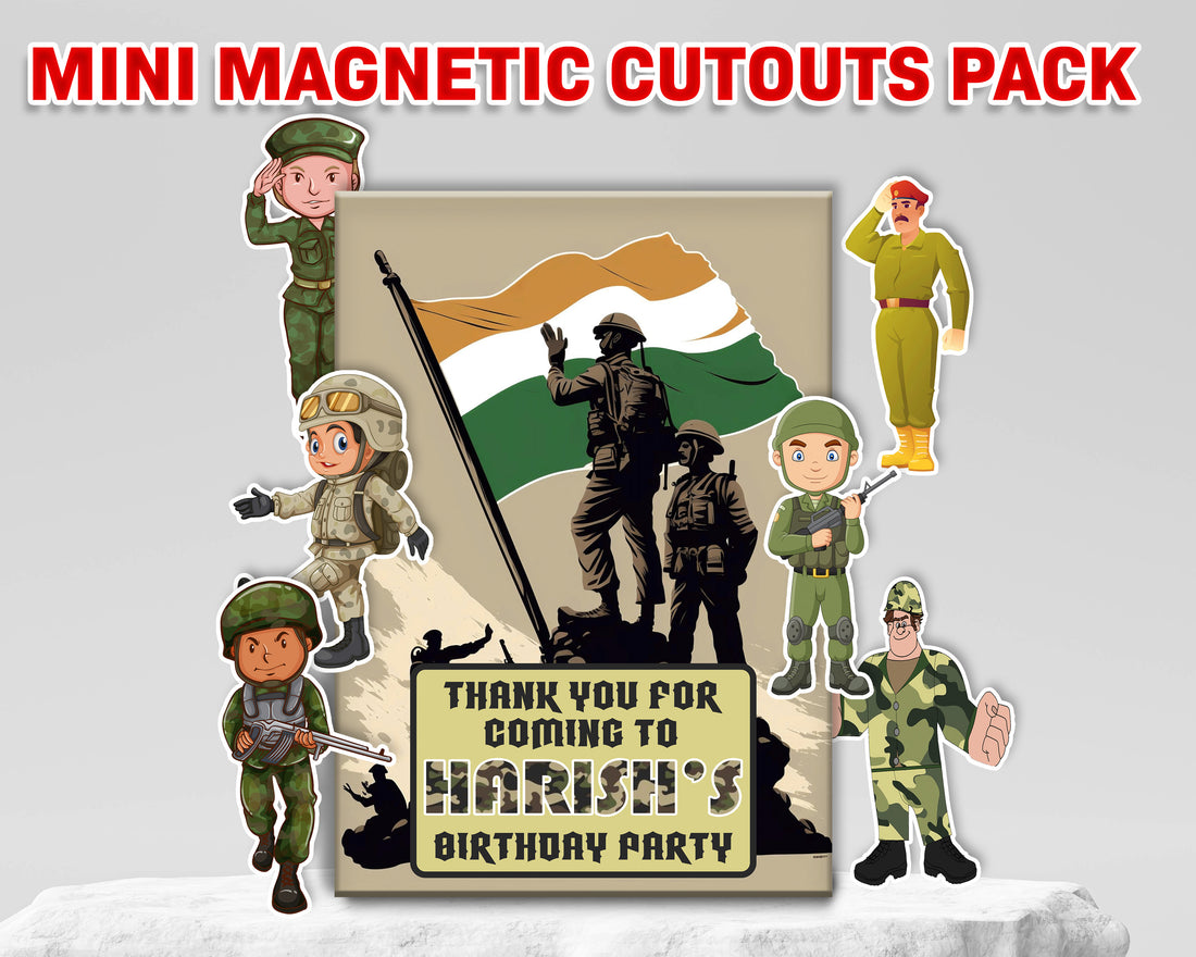 Military Theme Mini Magnetic Return Gift Pack