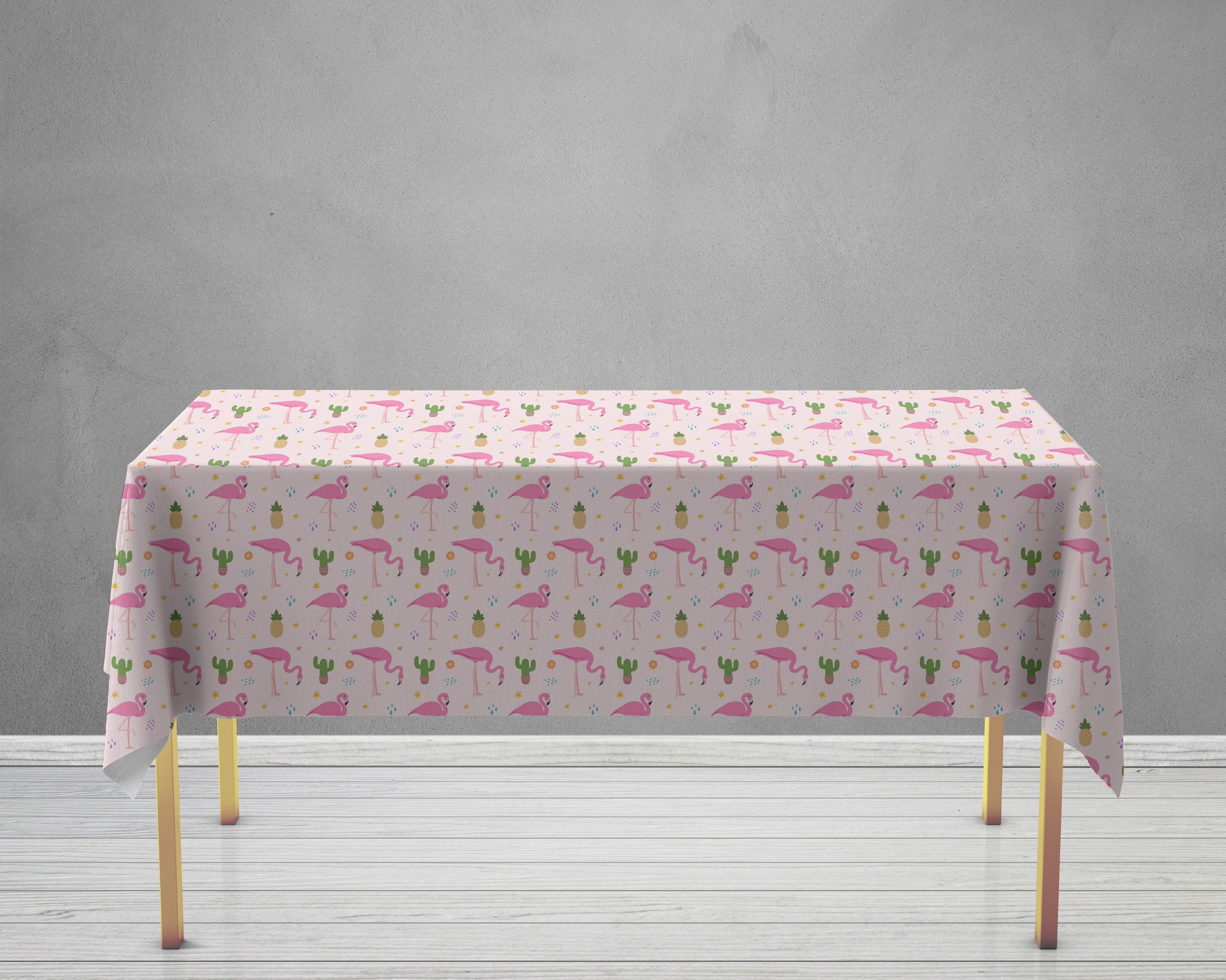 PSI Flamingo Theme Cake Tablecover