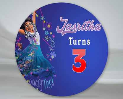 Encanto Theme Round  Backdrop - image 1 of 5 | Party Supplies India