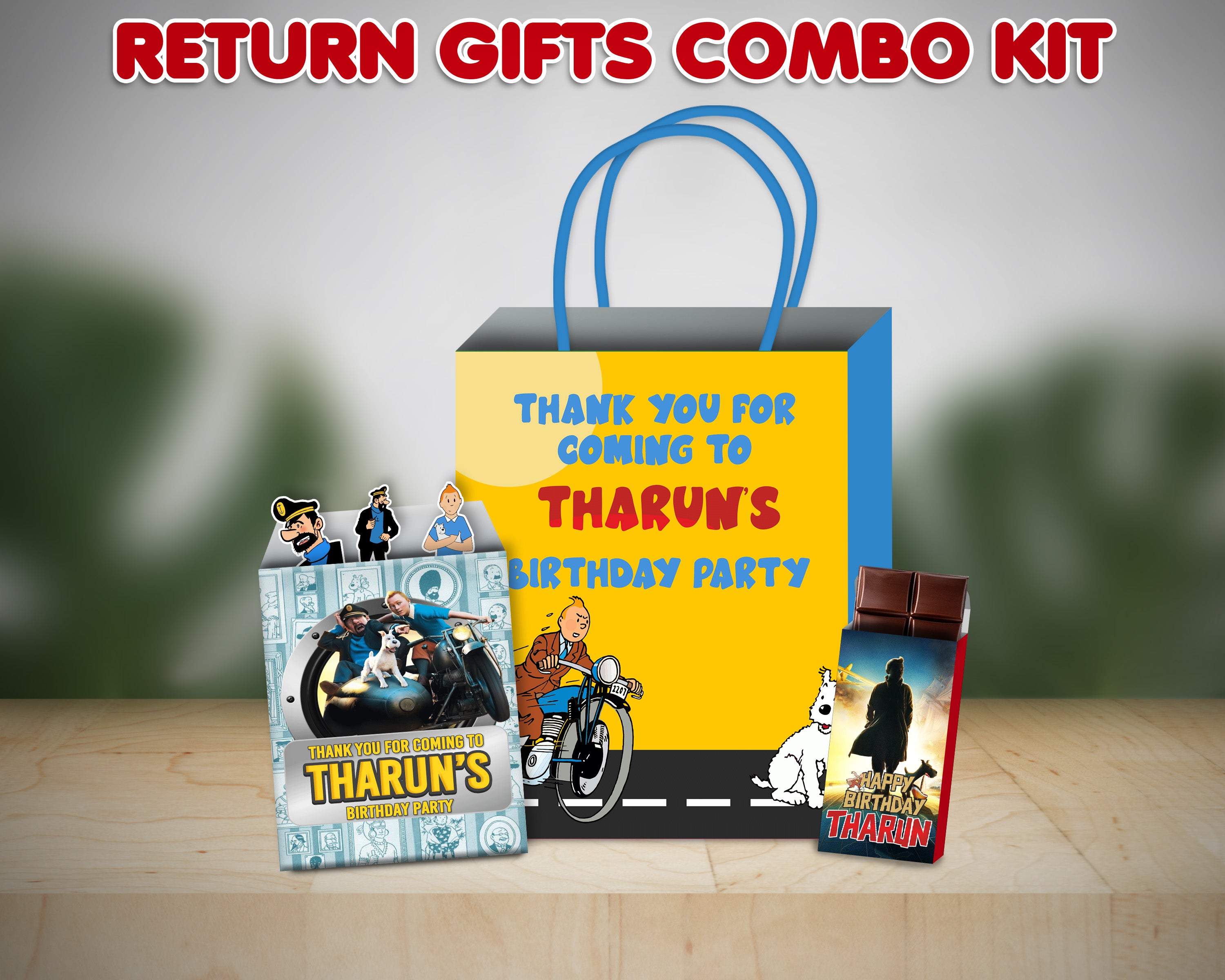 Tin Tin Theme Return Gift Combo