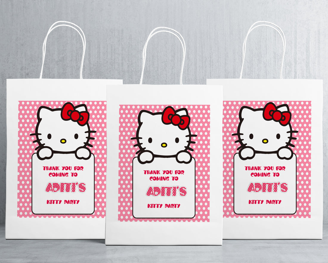 Hello Kitty Theme Oversized Return Gift Bag